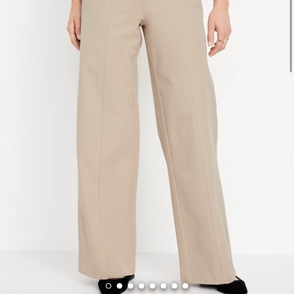Old Navy High Waisted Pull-On Pixie Super Wide Pants